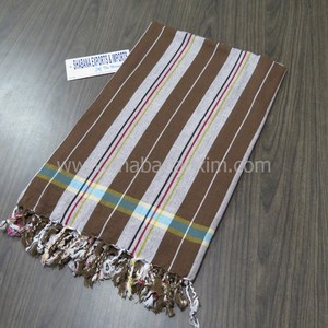 Customized Kenyan Kikoy Bath <b>Towel</b> Solid Color Striped Cotton Beach <b>Towel</b> Quick-Dry and <b>Compressed</b> Handwoven From India - Product Image 3