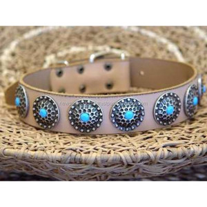 High Quality Custom Heavy Leather Dog <b>Collars</b> Luxury Style with Brand Logo Wholesale Manufacturing Price - Product Image 4