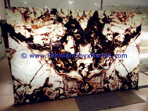 Losa de Ágata Amarilla de Pakistán Retroiluminada para Empalme de Libros, Superficie de Piedra Grande Pulida - Product Image 6