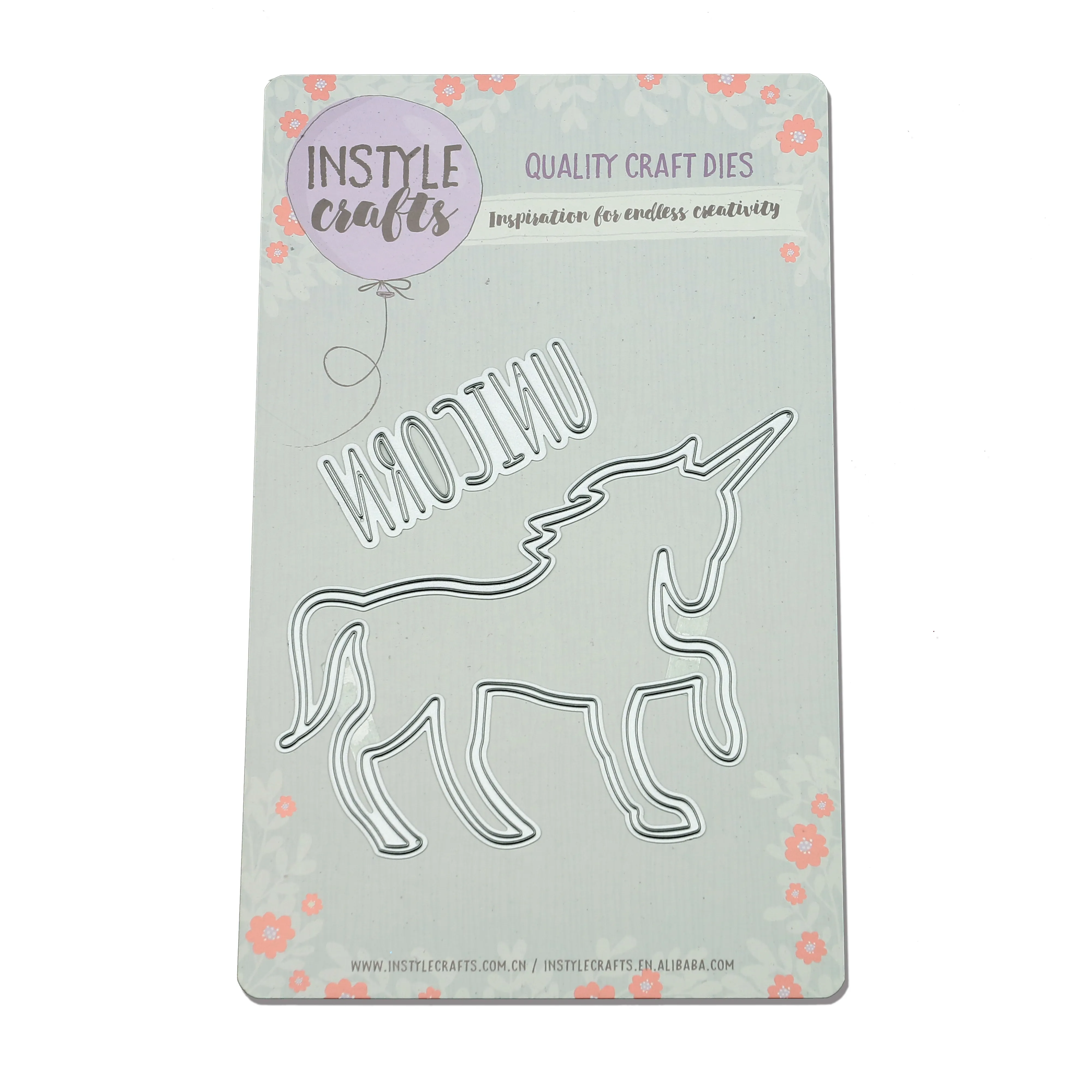 Custom craft dies large unicorn die cuts metal cutting dies for scrapbooking