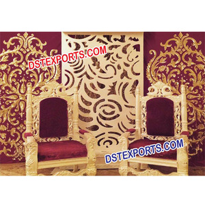 Escenario de boda de estilo europeo, conjunto de escenario bordado, estilo victoriano - Product Image 1