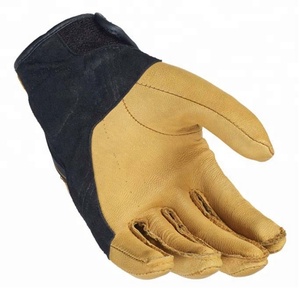 Guantes de Motociclismo de Cuero Transpirable Negro de Alta Calidad Personalizados OEM con Protección para Motocross - Product Image 5