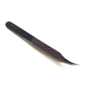 Pinzas Profesionales para Extensión de Pestañas en Forma de Delfín Morado, Pinzas de Acero Inoxidable Sostenibles con Logotipo Personalizado - Product Image 5