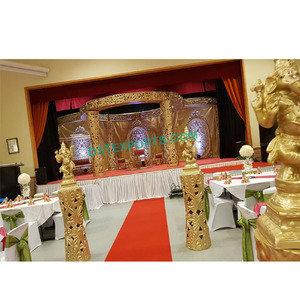 Meilleur mariage indien Mandap Norvège Fibre sculpté mariage Mandaps ensemble magnifique décoration de mariage indien Mandap tendance Mandap ensemble - Product Image 1