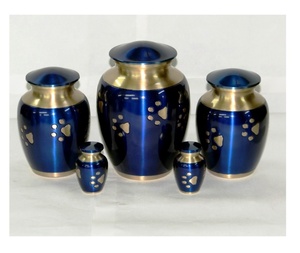 ร้อนขายราคาถูก Designer Blue Pet Cremation Urns - Product Image 1