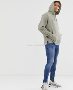 Sudadera con Capucha Personalizada al por Mayor, 100% Algodón, Estilo Holgado, Transpirable, con Dobladillo en Degradé - Product Image 4