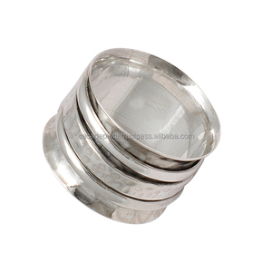 Bague plaquée argent Bague unie en argent sterling 925 Bague design dernier cri pour unisexe. Grossiste Fabrication Par CASA DE PLATA. - Product Image 3