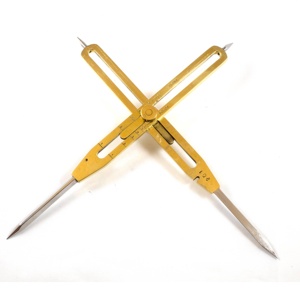 Divisor geométrico proporcional de latón de doble punta 9 suministros de aula de cuero para ingeniería para estudiantes profesionales - Product Image 5