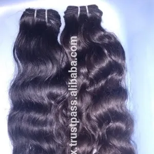 2024 Hot New Best 100 Cabello humano rizado profundo indio Virgen Cabello humano Bultos Sin enredos Sin caída Temple Virgin Cabellos crudos - Product Image 1