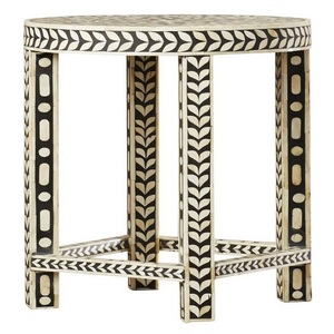 High Quality Modern Adjustable <b>Bedroom</b> Bone Inlay <b>Side</b> <b>Table</b> - Product Image 4