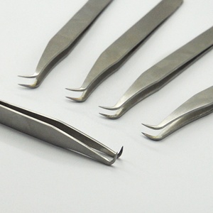 แหนบต่อขนตาสเตนเลสเกรดสูง,แหนบหัวแหลมสำหรับต่อขนตา - Product Image 3