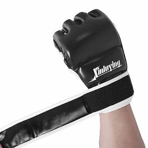 Gants professionnels de marque, en cuir véritable, gants d'entraînement, MMA - Product Image 4