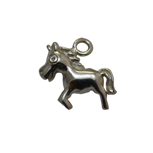 Pendentif à breloque cheval en argent sterling 925 Cadeau pour enfants Prix de gros Vente en gros - Product Image 1