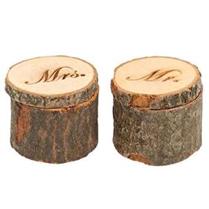 Wood Ring Hot Sell Fashion Competitive Price Jewelry Package Walnut Wood Custom Wedding Ring gift use box
