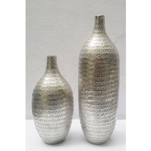 VASE à fleurs en métal avec dessus de TABLE, VASE à fleurs en métal pour la décoration de la maison, décoration de mariage en argent STYLE européen - Product Image 6