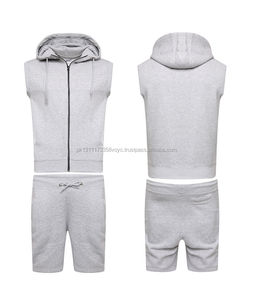 Sudadera con capucha sin mangas para hombre, ropa deportiva con bolsillo para gimnasio y boxeo - Product Image 6