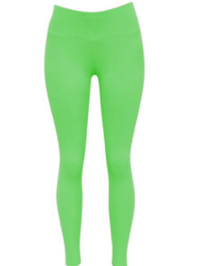 Mallas de Yoga transpirables sin costuras de cintura alta XL de alta calidad, Color sólido tejido, diseño liso, Material de Spandex, entrenamiento informal - Product Image 3