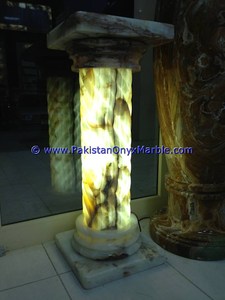 Diseño POPULAR, columna de ónix con iluminación trasera, pilares y pedestales - Product Image 4