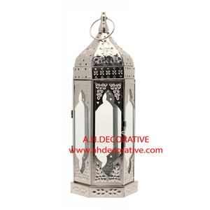 โคมไฟเหล็กนิกเกิลงานแฮนด์เมดคุณภาพสูง ดีไซน์โมร็อกโก  ตกแต่งโต๊ะกลางงานแต่งงาน งานเลี้ยง  พร้อมจำหน่าย - Product Image 3