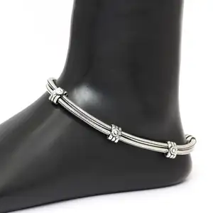 All Time Cool Silver Color Anklets