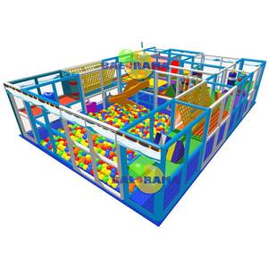 Aire de jeux intérieure colorée pour enfants Trampolines Slider et plus de jouets drôles Aire de jeux tout-en-un - Product Image 2
