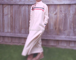 Thobe เสื้อผ้ามุสลิมผ้าโพลีเอสเตอร์คุณภาพสูงแบบดั้งเดิมสำหรับผู้ใหญ่ XS-XXXL ทางการลำลองฤดูร้อนมีขนาด ODM 2ชิ้นขั้นต่ำ - Product Image 5