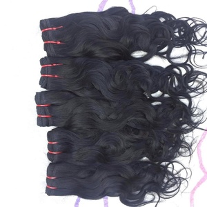 Paquetes de cabello Remy brasileño de alta calidad Raw Natural Black Tape-In Style Wave Lace Extensiones Indian Human Hair PCS Número de modelo - Product Image 4