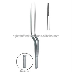 Fórceps de vendaje Fórceps en forma de bayoneta y fórceps de vendaje Jansen Instrumento quirúrgico de acero inoxidable - Product Image 2
