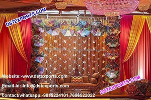 Bougie murale scintillante de style anglais, décor de scène occidentale, pour décoration de mariage avec arrière-plans - Product Image 5