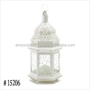 Metal Iron <b>Black</b> Finishes <b>Candle</b> <b>Lantern</b> with Handle New Glossy <b>Black</b> Color Finishing Metal <b>Candle</b> Holder <b>Lantern</b> Handmade - Product Image 3