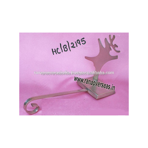 ที่วางถุงเท้าทองเหลืองสำหรับตกแต่งบ้านในวันหยุดและคริสต์มาส วางบนชั้นวางของและโต๊ะ ราคาขายส่ง - Product Image 3