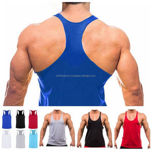 Camiseta sin mangas para entrenamiento de culturismo para hombre, ropa deportiva para gimnasio, a la moda, venta al por mayor - Product Image 5