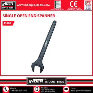 High Quality Cast Iron Single <b>Open</b> <b>Ended</b> Wrench <b>Spanner</b> Wholesale Supplier - Product Image 6