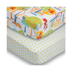 2017 Custom Made Organic Cotton Crib Sheets 2 Pack - Product Image 1