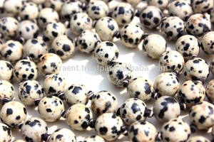 Chapelet Dalmatien fait à la main Jaspe Yoga Mala Unisexe 108 Perles Bracelet Collier Noué Bijoux de Mode avec Diamant Perle Cadeau - Product Image 3