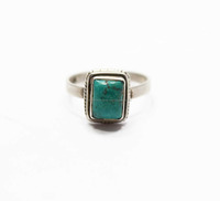 Bague pour femmes, Turquoise naturelle, argent Sterling 925, bijoux, fait à la main, bon marché, vente en gros, prix d'usine