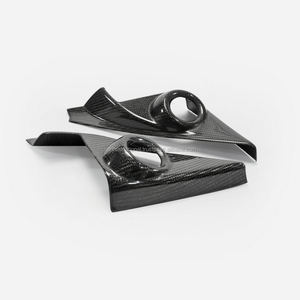 Pour Honda 10e génération Civic FC A-pilier haut-parleur garniture 2 pièces LHD fibre de carbone Direct Fit accessoire de voiture - Product Image 5