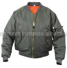 Chaqueta de bombardero totalmente personalizada Logo/hombre chaqueta de bombardero último estilo fresco diseño - Product Image 2