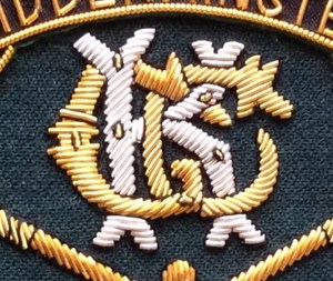 Parche Bordado Personalizado de Primera Calidad con Hilo Dorado Kidderminster, Insignia Táctica Magnética o Cosida para Blazer, Hecho para Durar - Product Image 6