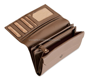 Nuevo diseño de las mujeres bolso de las señoras cartera tarjeta de crédito titular de cuero cartera de la mujer - Product Image 1