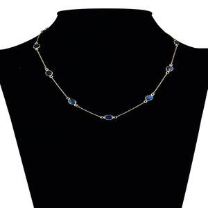 925เงินสเตอร์ลิงลาบราดอไรต์พลอยสร้อยคอ - Product Image 3