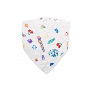 Wholesale Private Label 100%Cotton Baby Bandana Bibs - Product Image 1