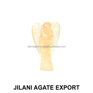 Jilani's Mariyam, 2 pulgadas, Ángeles tallados, piedra de cuarzo natural, artesanías semipreciosas, estilo Feng Shui, bolsillo, venta al por mayor - Product Image 5