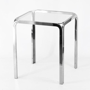Table de chevet en verre, ensemble de 2 pièces, table de bureau de luxe, 1 pièce - Product Image 1