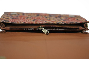 กระเป๋าคลัทช์ผู้หญิงสไตล์วินเทจ, กระเป๋าคลัทช์ยาวกระเป๋าซิปปิดผ้าฝ้ายซับในสไตล์วินเทจ - Product Image 4