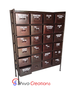 Meuble de rangement industriel à tiroirs en métal pour le bureau, la maison et l'hôtel pour classeurs Vente en gros - Product Image 1