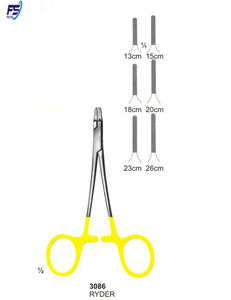 Soportes de aguja de acero inoxidable, con T.C. De Webster 125mm - Product Image 4