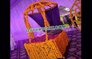 Nanlite — chariot en bois à roulettes indien, pour l'entrée de mariée, en solde, bollyder, mariage duhan - Product Image 5
