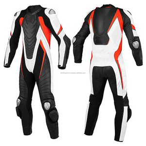 ชุดขี่จักรยานมอเตอร์ไซด์หนังวัวแท้สำหรับแข่งรถมอเตอร์ไซค์หนังวัวแท้ - Product Image 4