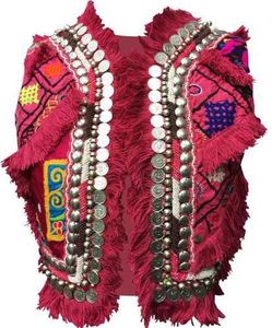 Chaleco Tradicional Indio Étnico Banjara Bordado a Mano para Mujer con Patrones Tribales de Estilo Vintage - Product Image 2